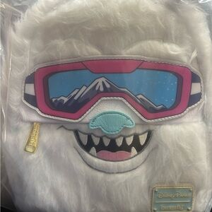 Disney White and Pink Yeti Backpack exclusive hard to get brand new with tags